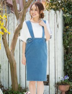 夏のジャンパータイトスカート